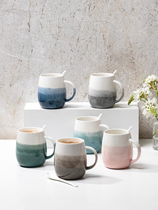 Image du produit Ladelle Immerse ombragé bleu nuit Set tasse & cuillère 12cm (1 x)