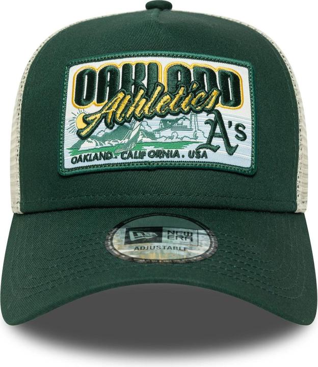 Immagine prodotto New Era A-Frame Trucker Cap - MLB Patch Oakland Athletics (Taglia unica)