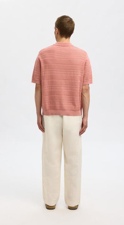 Produktbild Selected Homme Textured Polohemd aus Strick (L)