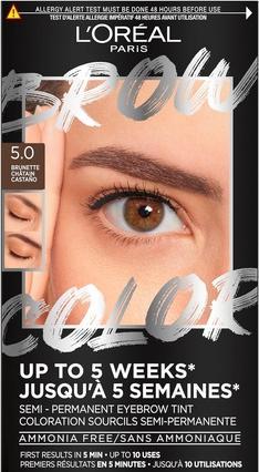 Produktbild L'Oréal Paris L'Oreal Brow Tint Henna Eyebrow 5.0 Brunette 15Ml (5.0 Brunette)