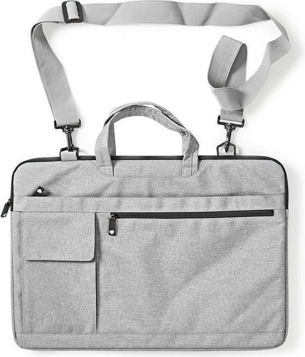 Immagine prodotto Nedis Borsa per notebook - Borsa per computer portatile - Cartella - Borsa a tracolla - Cintura da (18", Universale)
