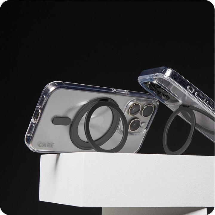 Actual product image PanzerGlass CARE Feature Case Kickstand & MagSafe iPhone '24 6.7" black (Apple iPhone 16 Plus)
