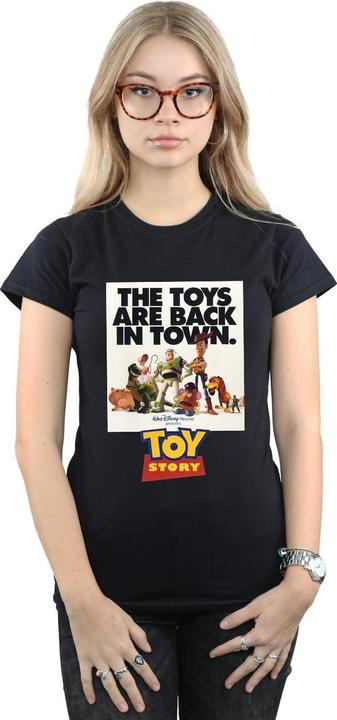 Actual product image Disney Womens/Ladies Toy Story Movie Poster Cotton T-Shirt (XL)