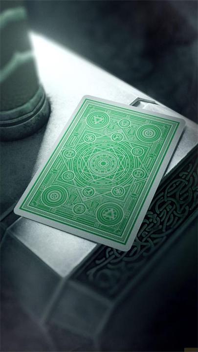 Actual product image Theory11 Avengers - The Infinity Saga Playing Cards Green Version (English)