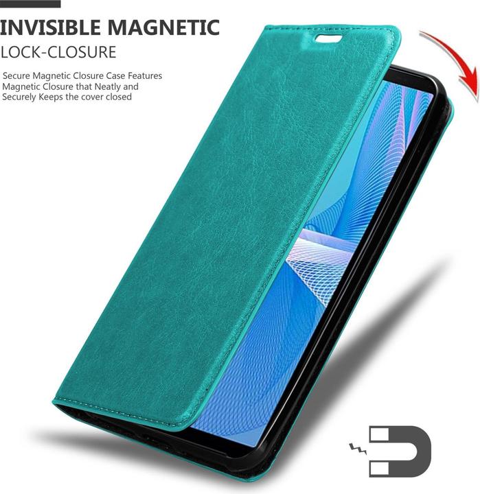 Immagine prodotto Cadorabo Libro Invis. Coperchio magnetico (Sony Xperia 10 III)