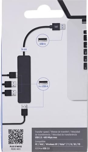Image du produit T'nB Câbles USB 3.0 (USB-A, 4 Ports)
