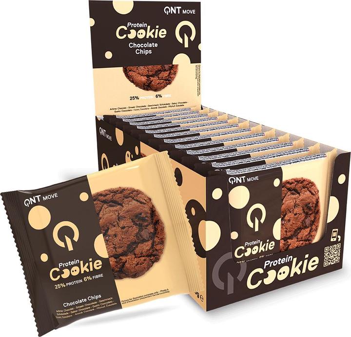 Immagine prodotto QNT Biscotti proteici al cioccolato (Cioccolato, 12 pz., 60 g)