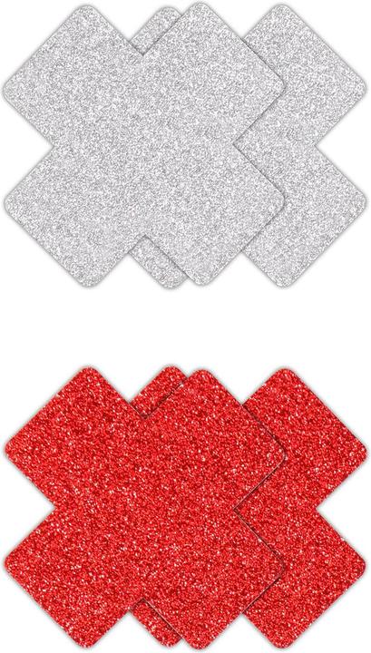 Image du produit NS Novelties Pasties Glitter Cross 2 paires