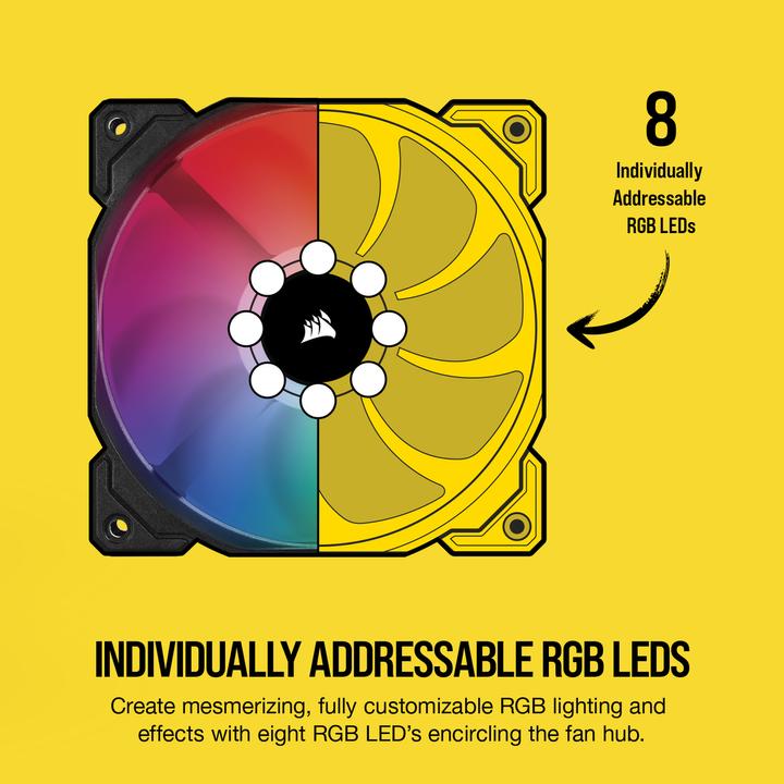Actual product image Corsair SP140 RGB PRO (140 mm, 1 x)