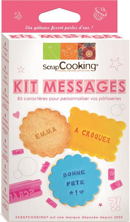 Produktbild ScrapCooking Biskuit "Set messages"