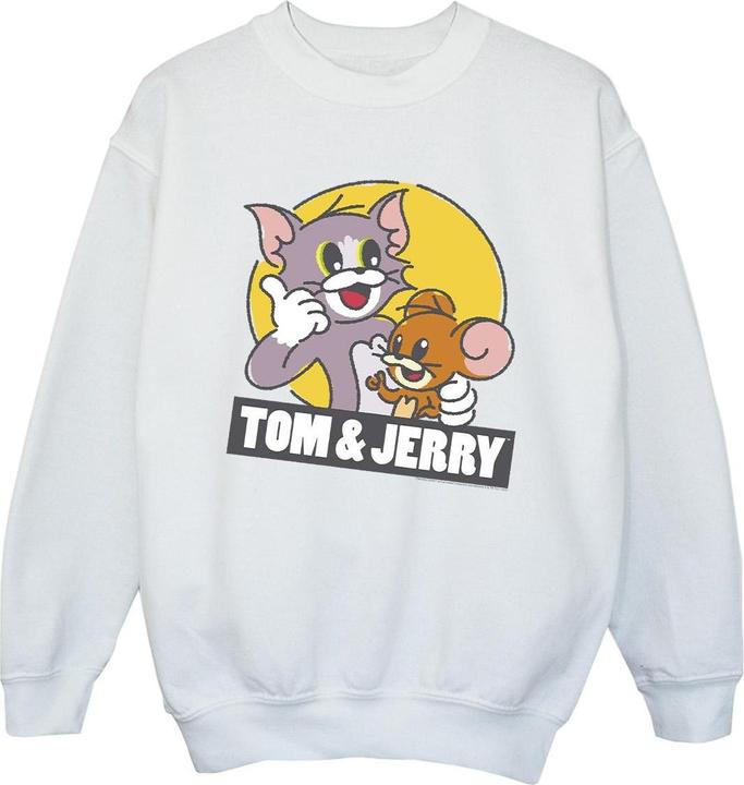 Immagine prodotto Tom & Jerry Sketch Logo Felpa Ragazzi (116)