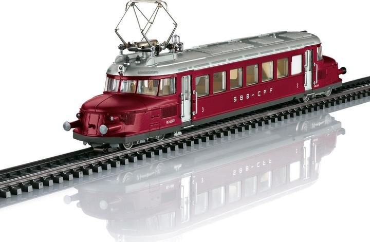 Märklin 38860 H0 Freccia rossa RCe2/4 della Oensingen-Balsthal-Bahn AG (Traccia H0)