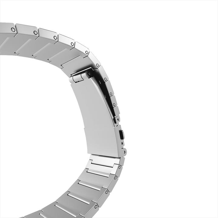 Produktbild Strap-it Smartwatch bandje - Geschikt voor Apple Watch luxe bandje - zilver - Horlogeband / Polsband (Titan)