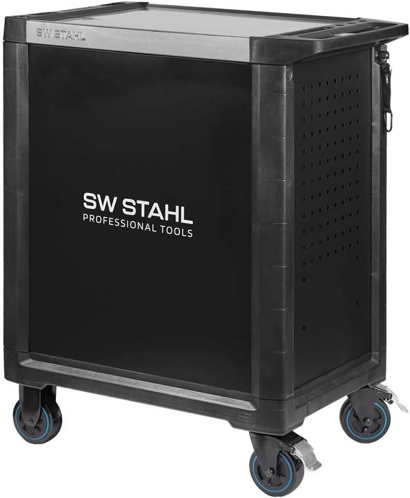 Produktbild SW-Stahl Z3209 Profi Werkstattwagen TT802 schwarz I 8 Schubladen I 3 Schubladen gefüllt I 304 teilig (304 x)