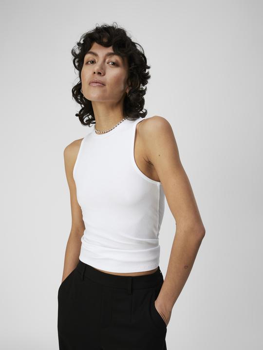 Actual product image Object Round neck top without sleeves (L)