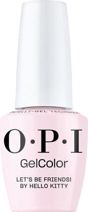 OPI Gelcolor Gel Nagellack Opaque Light Neutral Creme UV Cure (Let's Be Friends)