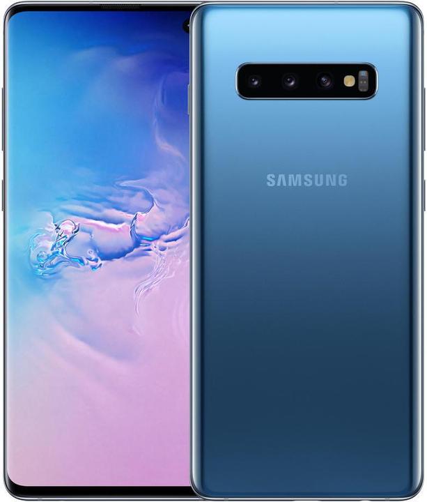 Samsung Galaxy S10 EU (128 GB, Prism Blue, 6.10", Hybrid Dual SIM, 12 Mpx, 4G)