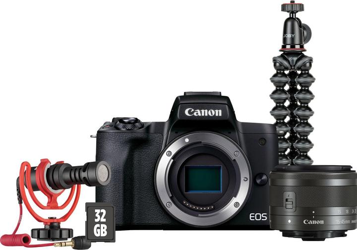 Produktbild Canon EOS M50 Mark II (15 - 45 mm, 24 Mpx, APS-C / DX)