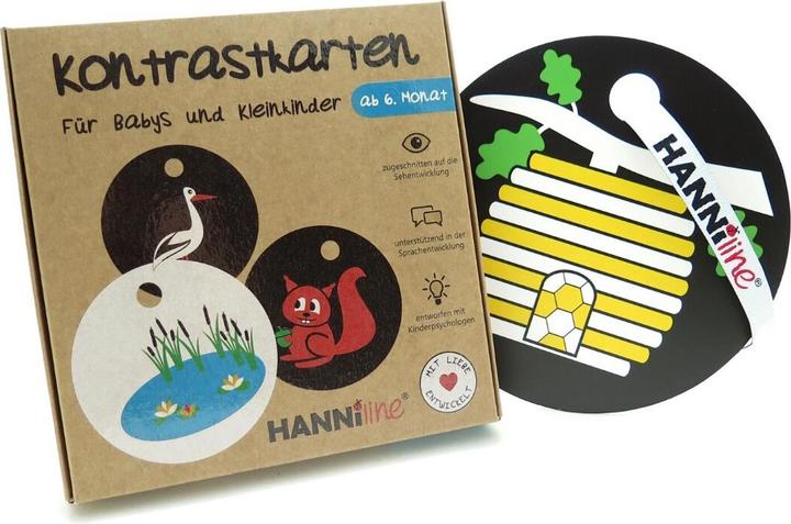 Hanniline Kontrastkarten (ab dem 6. Lebensmonat) (Deutsch)