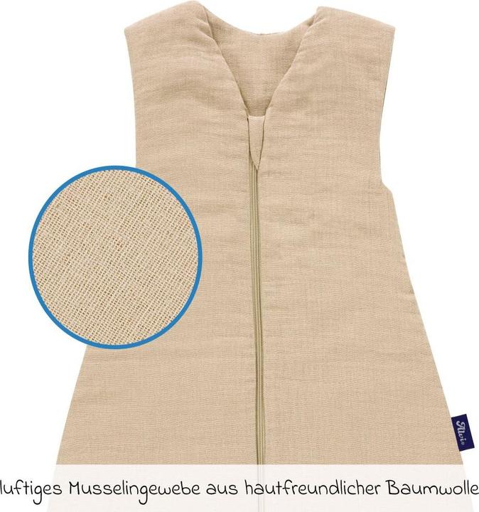 Immagine prodotto Alvi Schlafsäcke Schlafsack mit Füssen Sleep-Overall 4 Season (80 cm)
