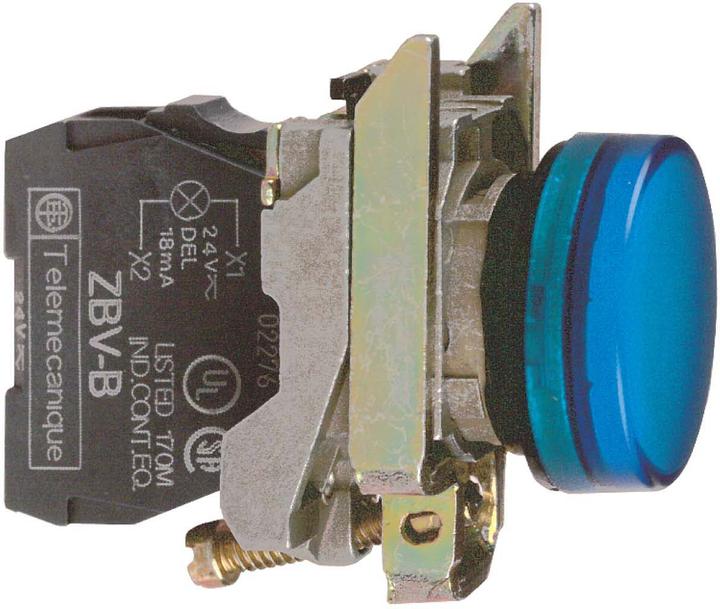 Image du produit Schneider Electric Voyant lumineux LED 48-120VAC bleu XB4BVG6