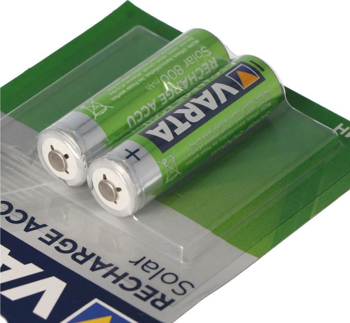 Actual product image Varta Recharge Accu Solar (2 pcs., AA, 800 mAh)