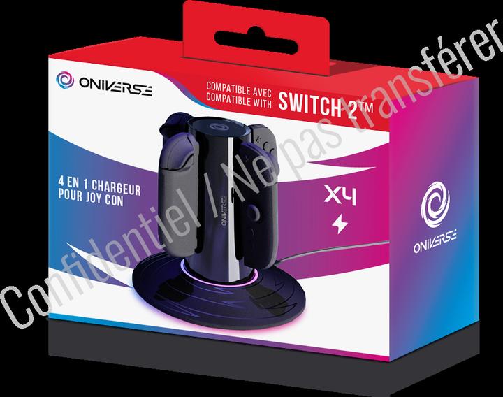 Oniverse QUADRANT Magnetische Ladestation für 4 Joycons™ - Gaming-Zubehör (Switch)