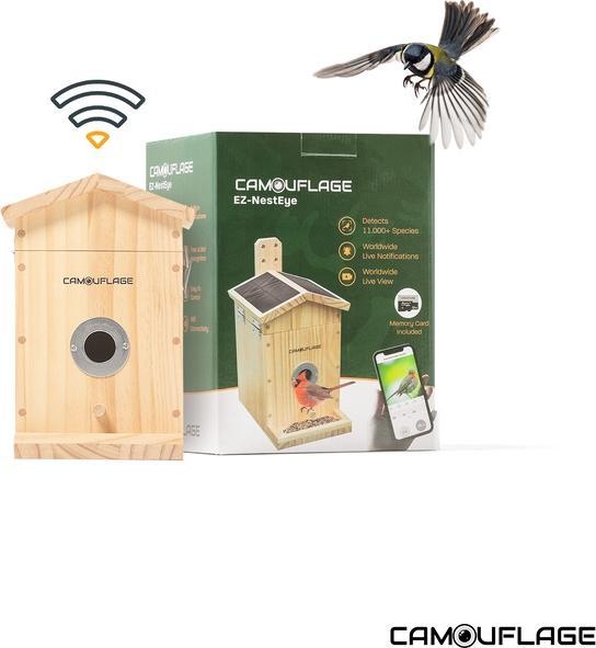 Produktbild WildcameraXL Camouflage Vogelhaus EZ Nesteye, Grundfarbe: Braun, Tierart: Vogel