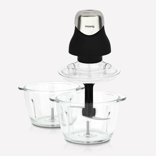 Actual product image H.Koenig Mini electric chopper with 2 bowls (320 W)