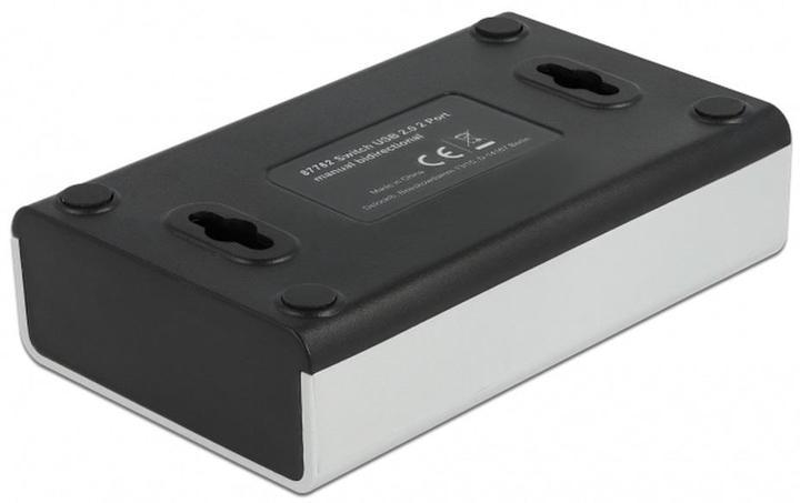 Immagine prodotto Delock Switch USB 2.0 con 1 presa tipo B a 4 prese tipo A manuale bidirezionale (USB-A, 4 Porti)