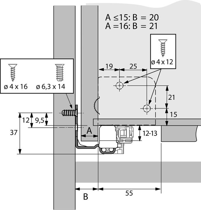 Produktbild Hettich Vollauszug Quadro V6 4D Silent System