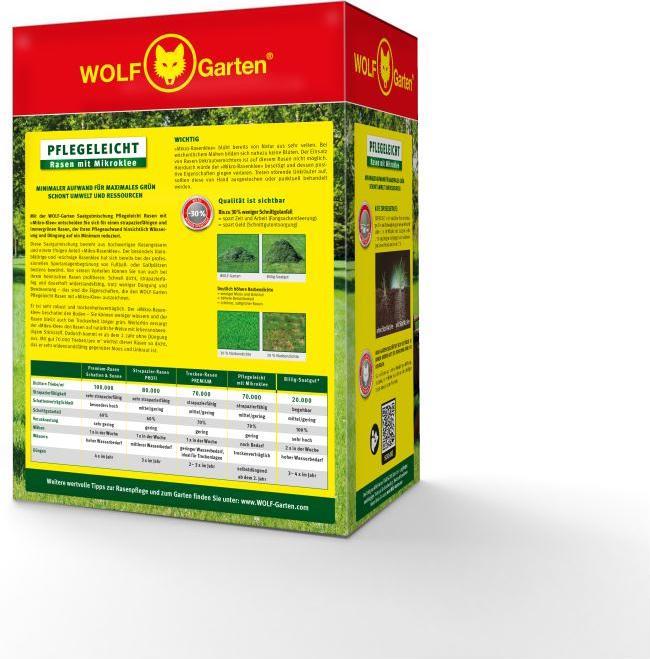 Image du produit Wolf-Garten Rasen mit Mikroklee L-MI 50 (Réensemencement de la pelouse)