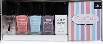 Produktbild Jessica Cosmetics Sweet Talk Spring Treats Base Coat und 3 Vivid Colors mit Finale Shine - Set