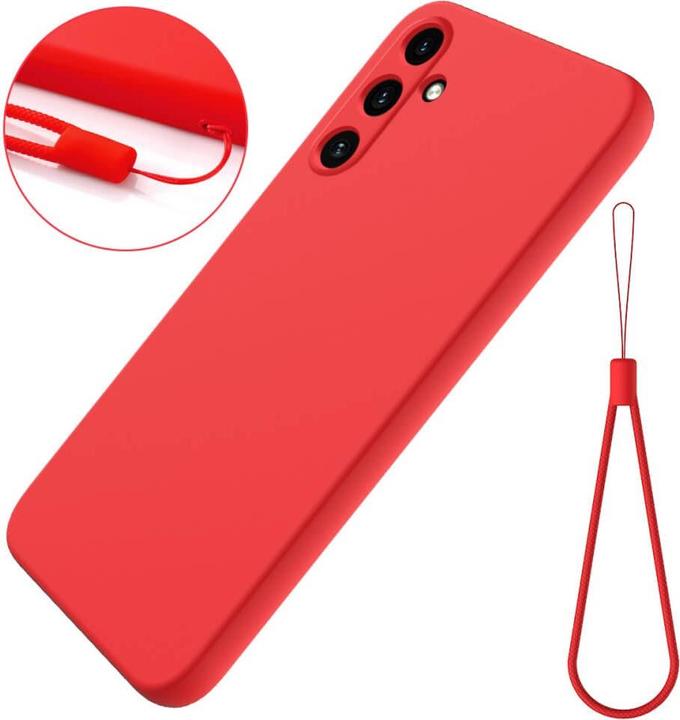 Actual product image Cover-Discount Galaxy A35 - Silicone rubber case red (Samsung Galaxy A35)