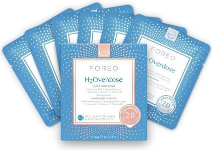 Produktbild Foreo Hydra ting face mask for dry skin UFOâ„¢ H2Overdose ( Hydra ting Mask) 6 x 6 g