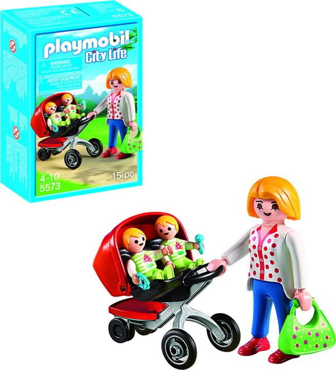 Immagine prodotto Playmobil 5573 Carrozzina gemellare (5573, Playmobil City Life)