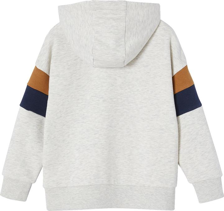 Produktbild Vertbaudet Jungen Kapuzensweatshirt mit Colorblock-Ärmeln Oeko-Tex (92)