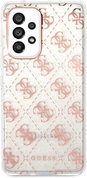 Image du produit Guess GUHCA53PCU4GLPI A53 5G A536 różowy/pink étui rigide 4G paillettes (Samsung Galaxy A53 5G)