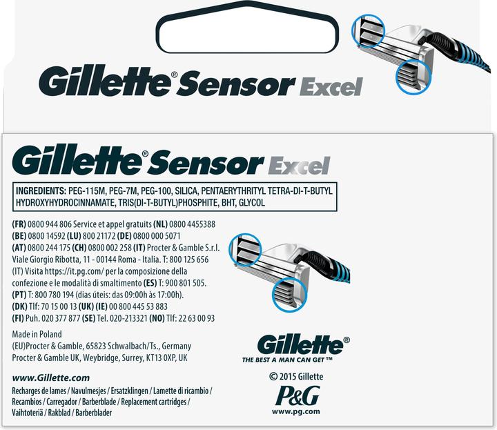 Immagine prodotto Gillette Sensor Excel (20 x)