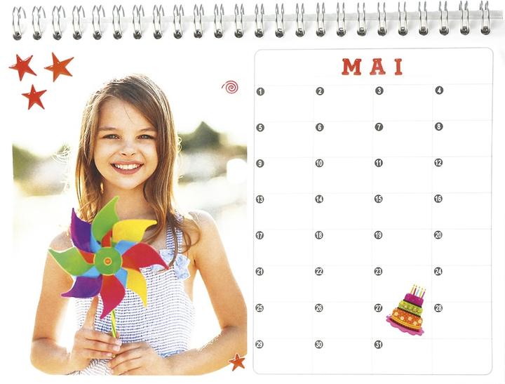 Image du produit Maildor Gamme Blanche, Calendrier perpétuel - Blanc (Multilingue)