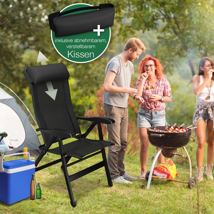 Image du produit Aktivshop Chaise pliante active Camping avec repose-jambes