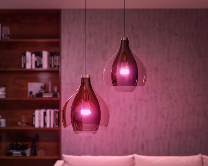 Produktbild Philips Hue Starter-Kit (E27, 9 W, 1055 lm, 3 x, F)