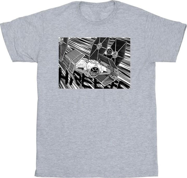Star Wars Anime Plane TShirt Jungen