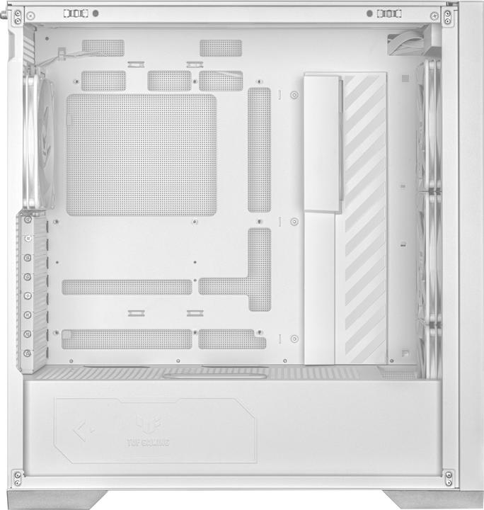 Actual product image ASUS TUF Gaming GT302 TG ARGB White (ATX, mATX, Mini-ITX)