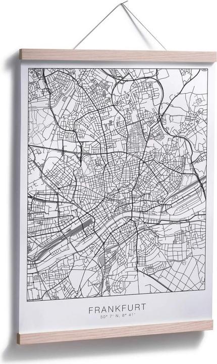 Immagine prodotto Trenddeko Mappa della città di Francoforte (30 x 40 cm)