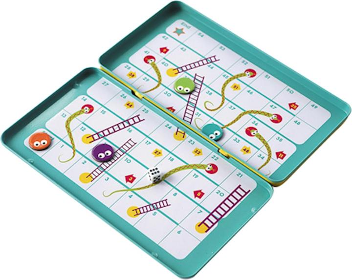 Produktbild Game Factory Magnetic Snakes & Ladders (Englisch, Deutsch, Italienisch, Französisch)