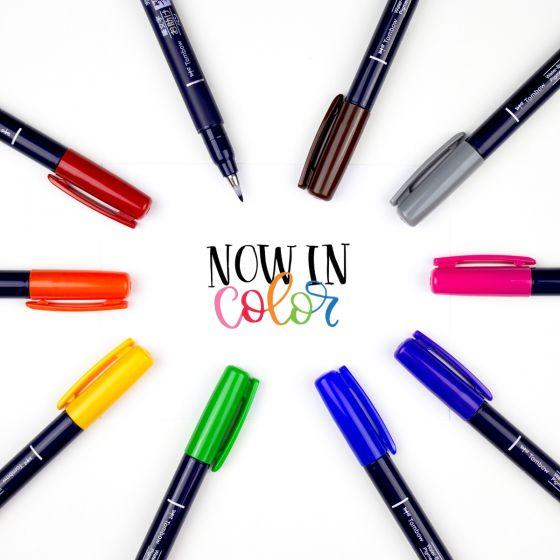 Actual product image Tombow Fudenosuke (Multicoloured, 10 x)