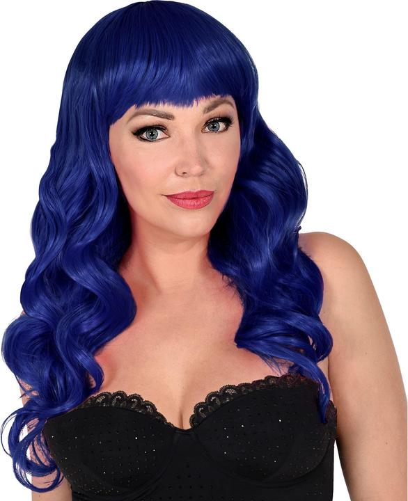 Produktbild Widmann Perücke Bella Blau lange Haare