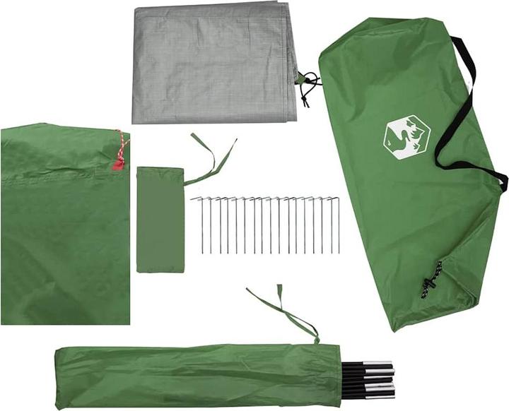 Actual product image VidaXL Family tent for 9 people Waterproof (17.50 kg, 9+ people)