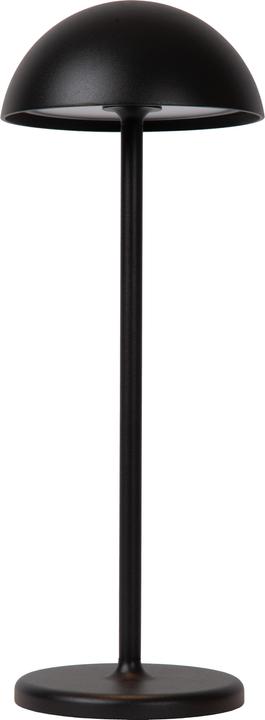 Lucide JOY - Lampe de table extérieur - Ø 11,5 cm - LED Dim. - 1x1,5W 3000K - IP54 - noir 15500/02/30 (175 lm)
